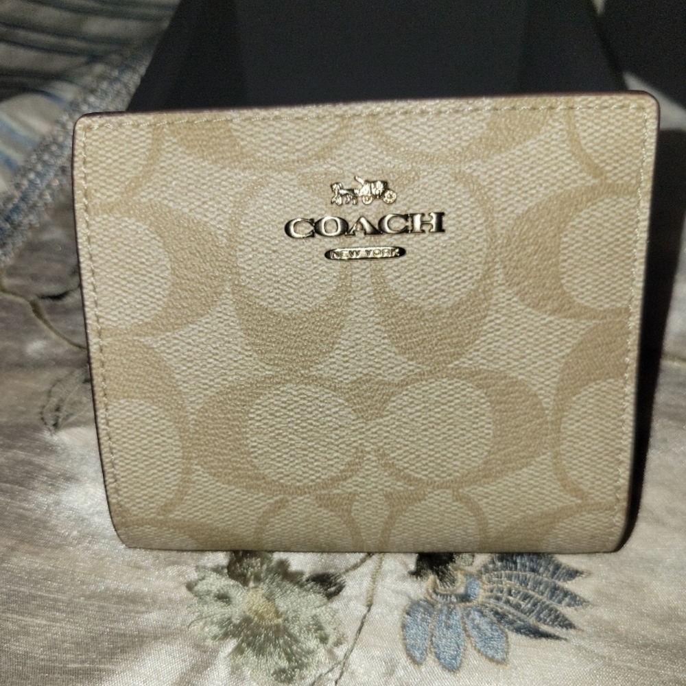 Coach Tan Signature Wallet